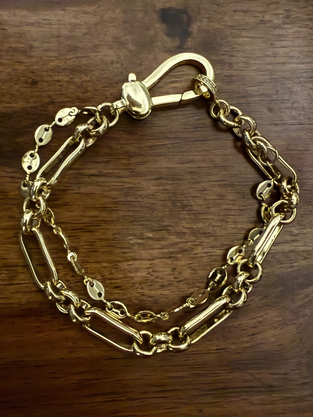 Gold Filled 2 Chan Bracelet